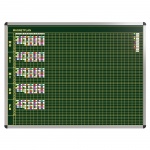 Klassen-Plantafel, 10 Stunden Mo-Fr, für 35 Klassen, 103x157 cm, 